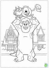 Coloring Monsters University Pages Monster Inc Printable Colouring Sulley Mike Kids Disney Print Sheets Movie Archie Catch Book Dinokids Fun sketch template