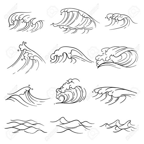 image result  drawing waves dessins sur les mains vague dessin