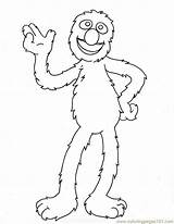 Coloring Pages Grover Gangster Sesame Street Colouring Popular Coloringhome Library Clipart sketch template
