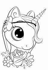 Coloring Pages Unicorn Cute Animal Printable Kids Unicorns Fairy Adult Youloveit Sheets sketch template