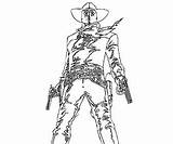 Ranger Lone Coloring Description Printable Random sketch template