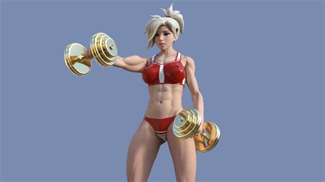 Mercy Workout By Imial On Deviantart