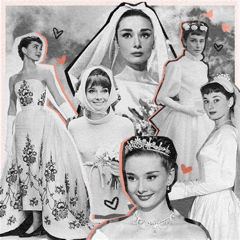 A Look Back At Audrey Hepburn S Iconic Wedding Dresses