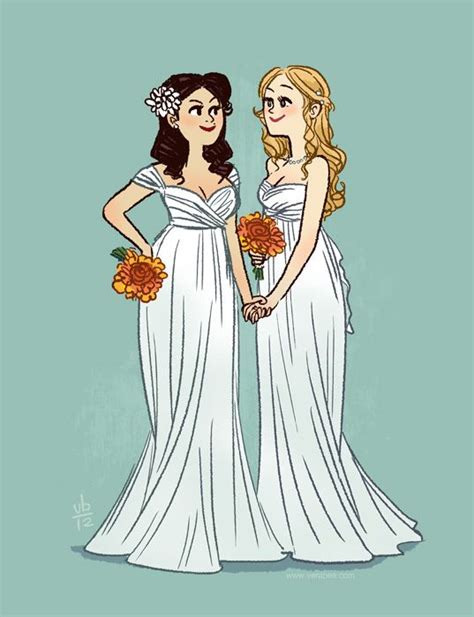 two lovely ladies that i know got married this weekend one of them draws this blog and they