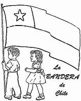 Chile Cueca Independencia Pareja Bandera Patrias Imagui Chilena Conozcamos Didactico Banderas Dieciocho Escudo sketch template