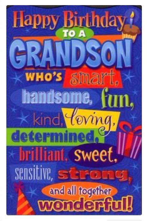 Grandson Quotes From Nana ~ Grandson Birthday Quotes Poems Poem Verses