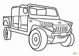 Coloring Military Vehicle Vehicles Pages Utility Army Hummer Drawing Light Printable Getdrawings Supercoloring sketch template