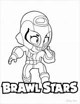 Brawl Stars Coloring Pages Max Brawlers Coloringbay sketch template