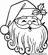 Coloring Claus Santa Christmas Pages Printable sketch template