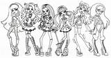 Monster High Coloring Pages Characters Print Pdf Dress Games Color Printable Christmas Doll Game Girls Getdrawings Bestappsforkids Kids Popular Getcolorings sketch template