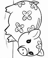 Coloring Pages Piggy Bank Animal Toy Colouring Flower Printable Pig Coloringhome Clipart Favorite Toys Print Fun Kids Popular Library Honkingdonkey sketch template