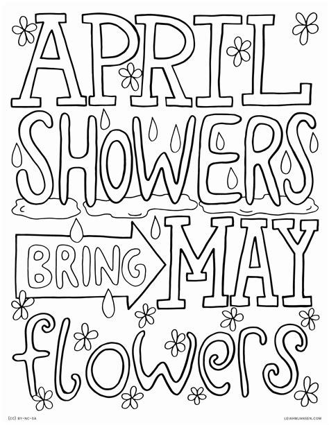 april showers bring  flowers printables