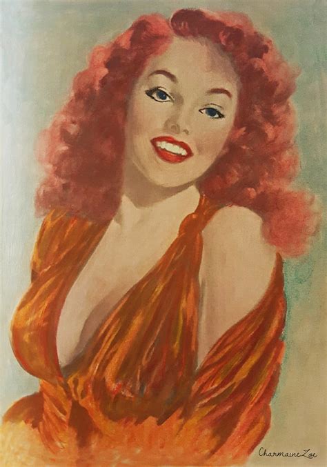 Glamorous Redhead From The Naughty And Nice Retro Pin Up Gir