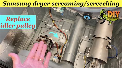 replace samsung dryer idler pulley belt youtube