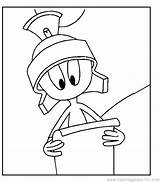 Marvin Coloring Martian Pages Cartoon Printable Color Character Sheets Kids Getcolorings Inspiring Cartoons Tunes Popular Azcoloring sketch template