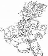 Vegito Coloring Pages Gogeta Vegetto Uchiha Deviantart Colouring Template Getdrawings sketch template