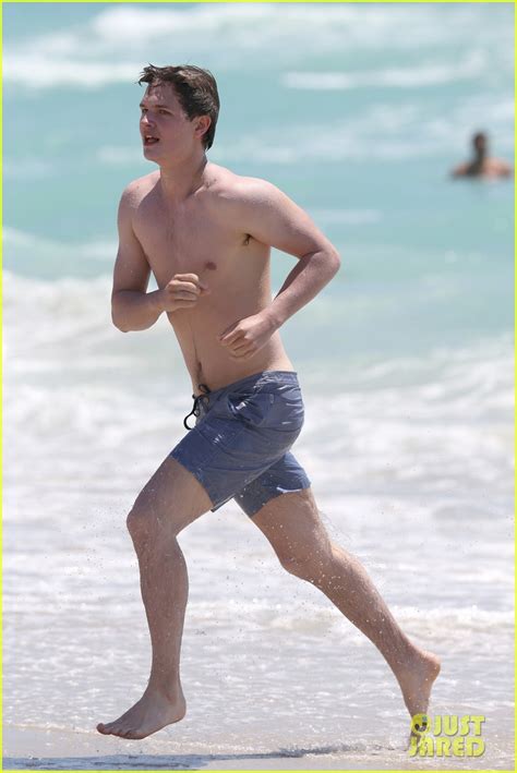 the stars come out to play ansel elgort new shirtless and barefoot pics