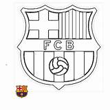 Barcelona Logo Fc Coloring Futbol Pages Club Template sketch template