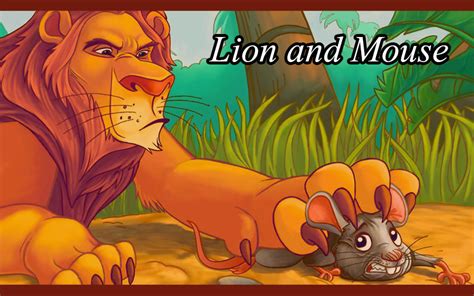 lion  mouse story  english storyrevealers