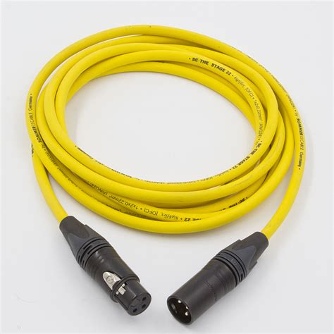 audioteknik mfm 5 m yellow cable para micrófono