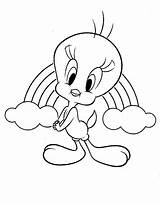 Tweety Coloring Pages Bird Tunes Looney Boyama Printable Drawing Rainbow Colouring Color Coloring4free Witch Disney Clipart Anycoloring Getcolorings Sheets Library sketch template