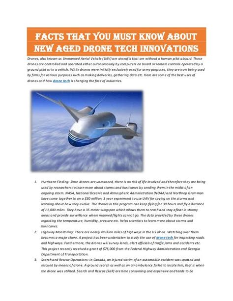 facts       aged drone tech innovations