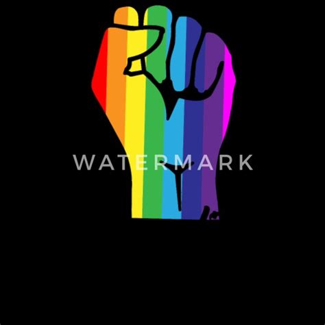 equality rainbow fist lgbt gay lesbian pride lgbtq black men s premium