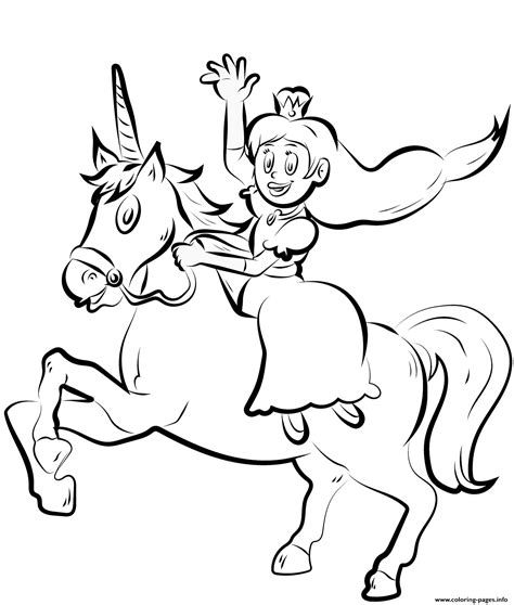 ideas  coloring princess unicorn coloring page