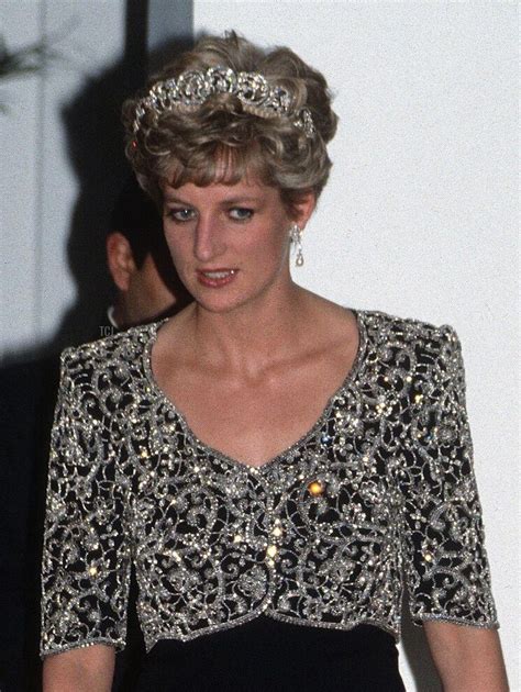 The Spencer Tiara And A Matching Dress For Princess Diana In 2022