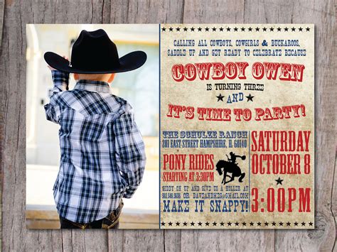 printable cowboy birthday invitations dolanpedia