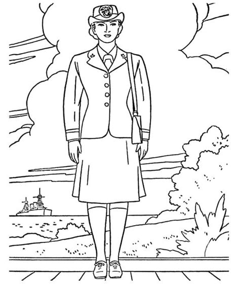police woman coloring pages veterans day coloring page coloring