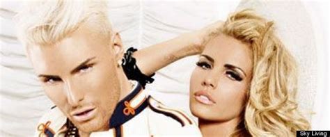 x factor contestant rylan clark with katie price in a