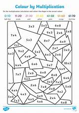 Colouring Times Multiplication Ks2 Twinkl Ks1 Tutoring 1x1 Edea Mathe Mathematikunterricht Gives 5th sketch template