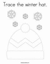Winter Hat Coloring Trace Kids Activities Pages Sheets Worksheets Preschool Activity Noodle Twisty Favorites Login Toddlers Cursive Redtri Twistynoodle sketch template