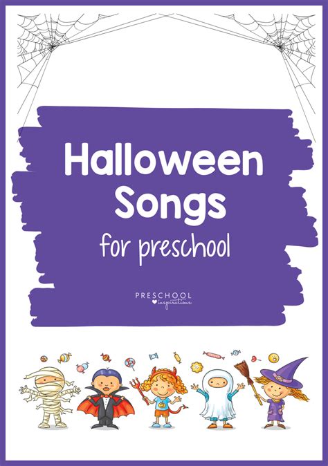halloween songs  kids preschool inspirations