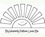 Father Heavenly Loves Coloring Fathers Uploaded User sketch template
