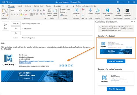 Manage Signatures Add Signatures In Outlook Client Side Mode 54720