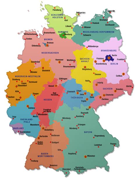 deutschlandkarte blog deutschland karte region bild