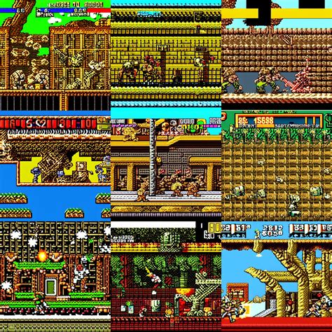 metal slug arcade game screenshot  bit pixel art stable diffusion