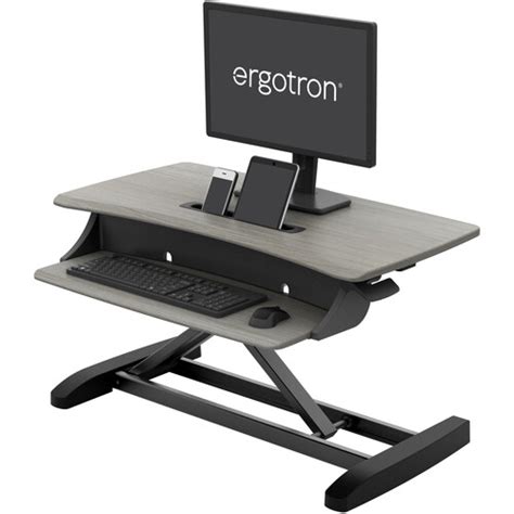 ergotron workfit  mini sit stand desktop workstati