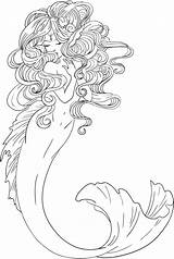 Merman Coloring Pages Mermaid Getcolorings Printable Colouring Print Color sketch template