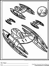 Spaceship Fighter Spaceships Coloriage Kleurplaten sketch template