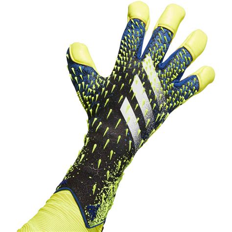 adidas predator pro hybrid cut goalkeeper gloves black team royal