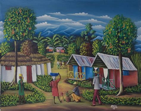 visiting   village stokes haitian art