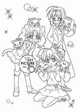 Coloring Jewelpet Pages Manga Printable Kids Anime Girls sketch template
