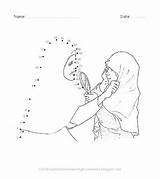 Dots Islamic Dot Connect Worksheets Joining Kids Homeschooling sketch template