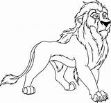 Scar Lion Coloring King Getdrawings Pages sketch template