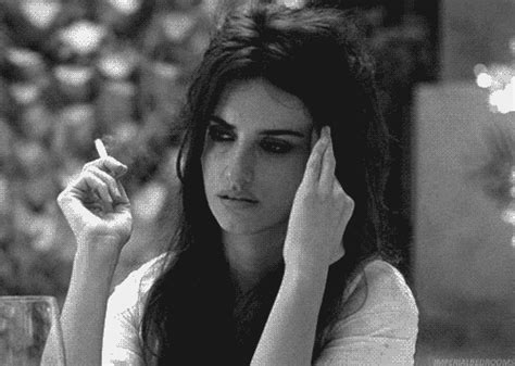 penelope cruz smoking find and share on giphy