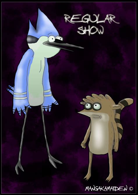 regular show mordecai and rigby by mangakamaiden on deviantart