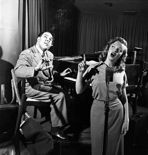 marilyn monroe 22 takes singing lessons with bandleader phil moore at the famous west